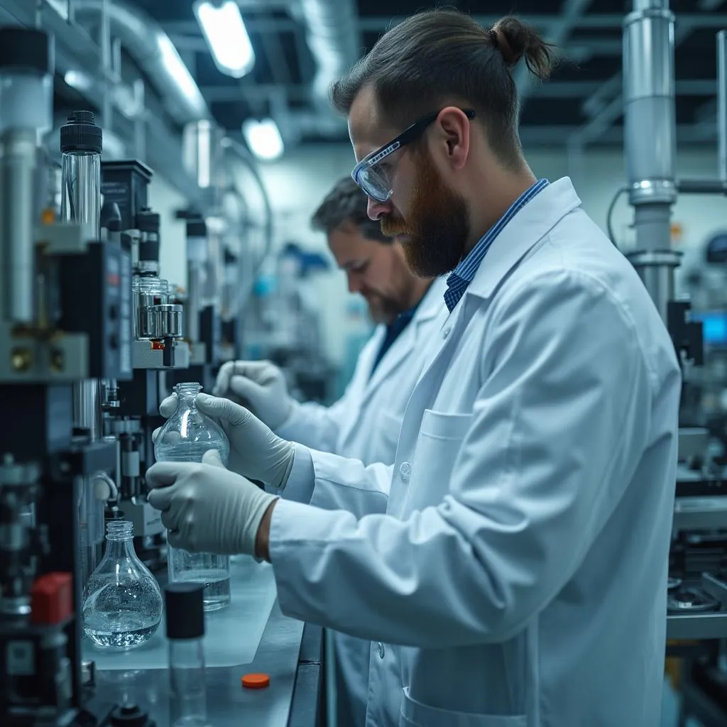 Laboratorio de investigación de combustibles YPF